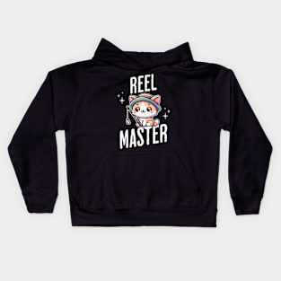 Cute Kawaii Cat Fisherman Kids Hoodie